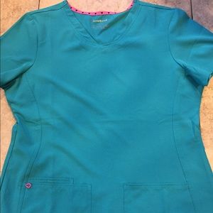 Heart Soul scrub top size LG